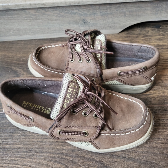 Sperry Brown Boat Shoes - Picture 1 of 7